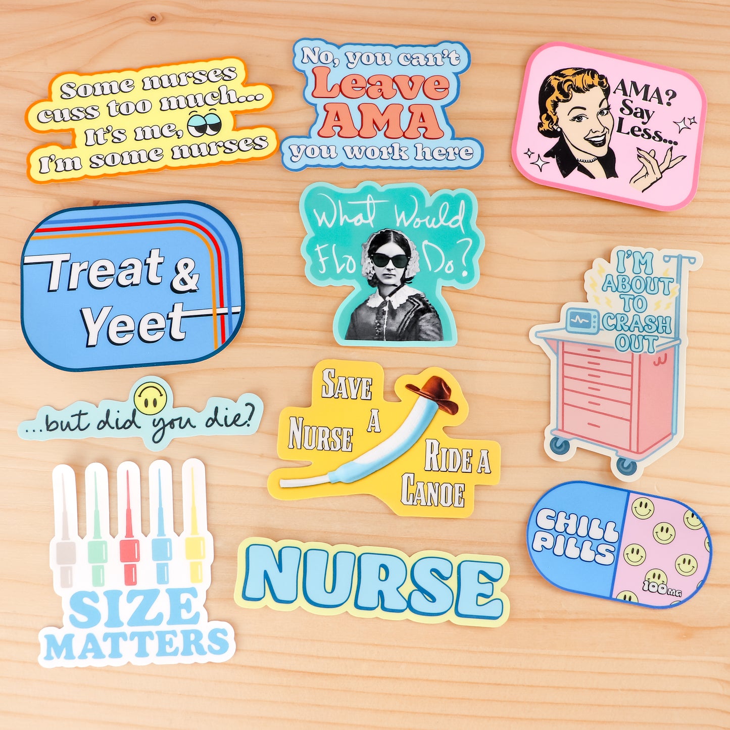 Nurse Sticker Pack