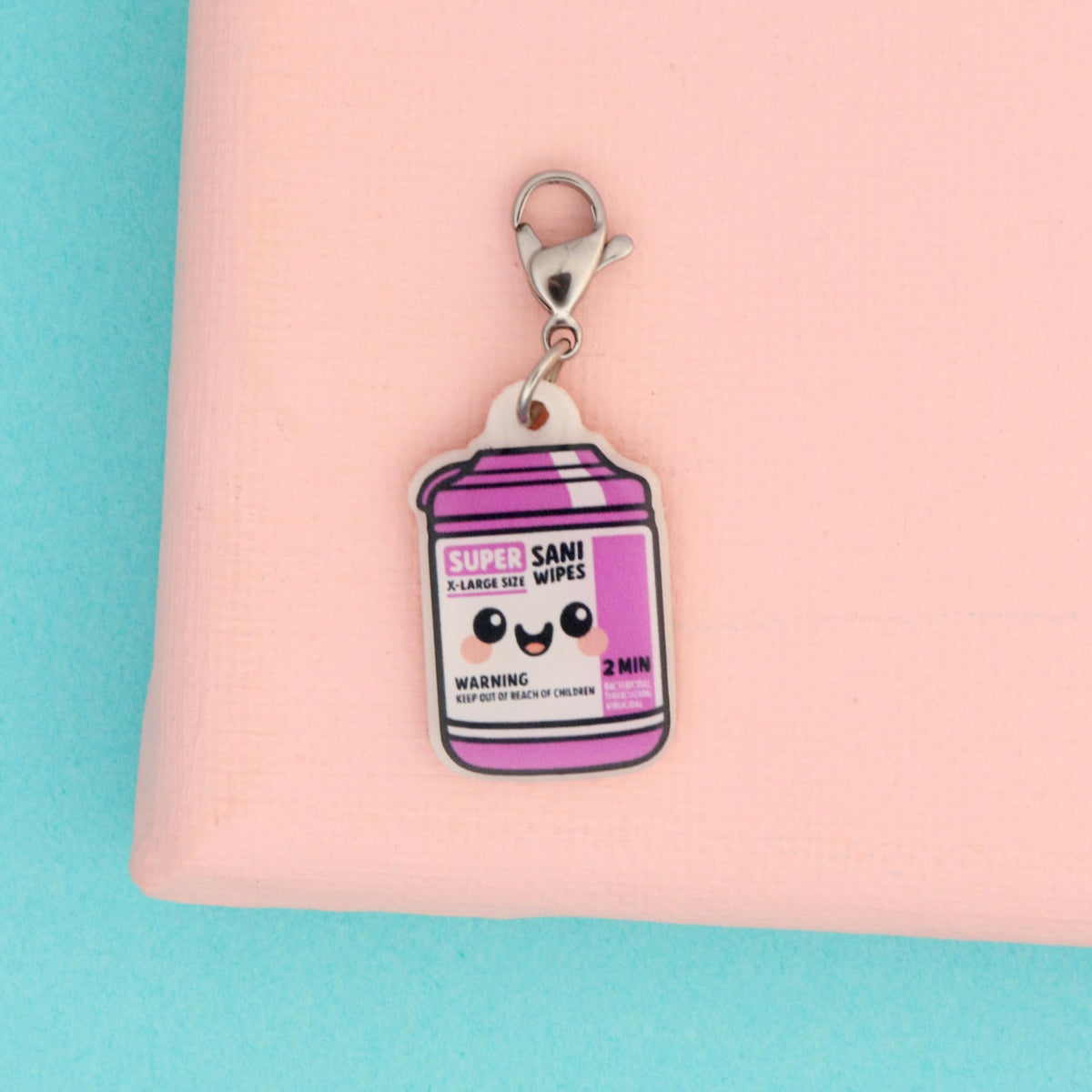 Interchangeable Medical Badge Charm: Sani Wipes