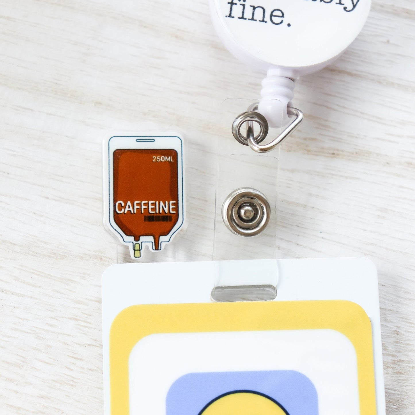 Badge Topper - Coffee IV Bag - Acclaim Status Co Acclaim Status Co Horizontal Badge