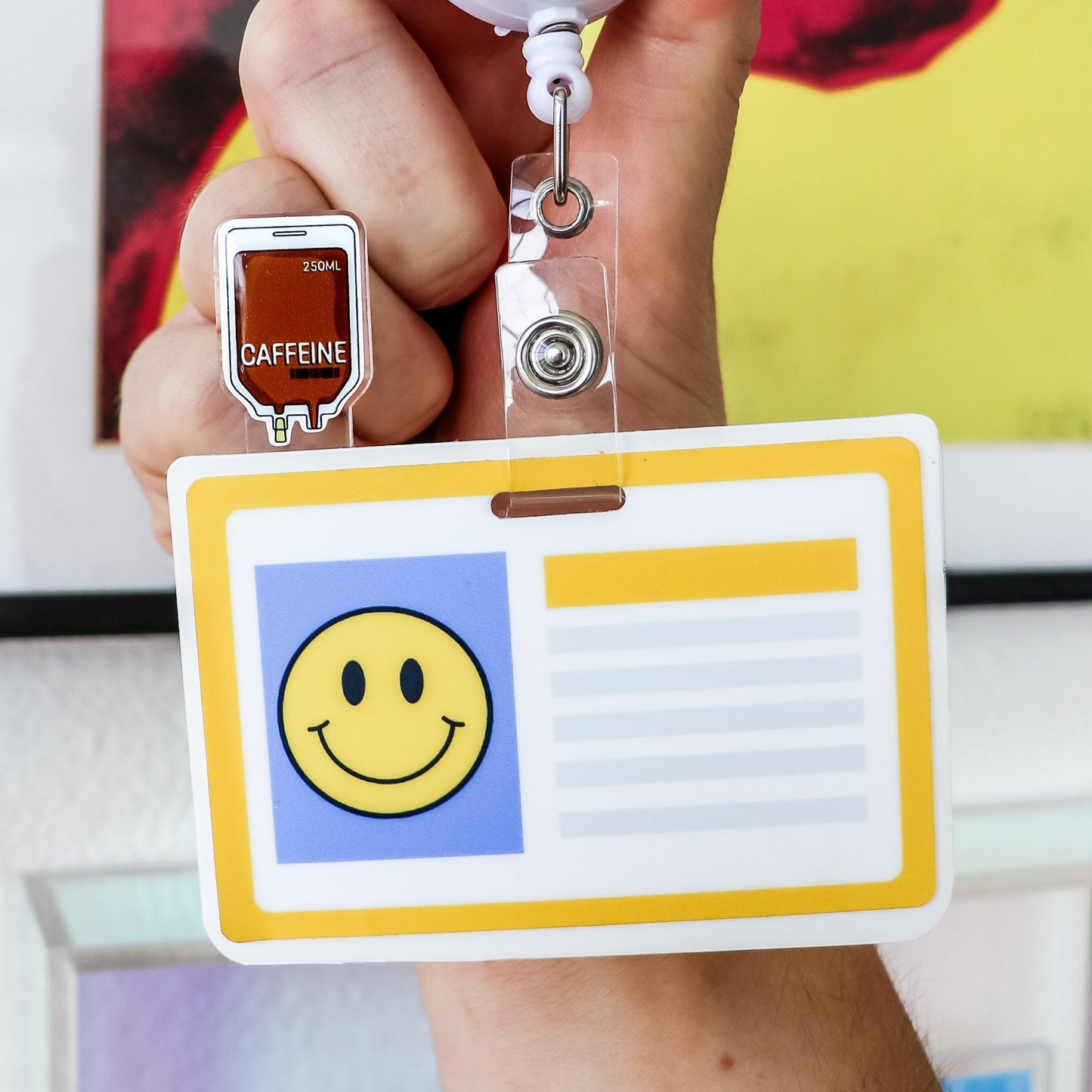 Badge Topper - Coffee IV Bag - Acclaim Status Co Acclaim Status Co Horizontal Badge