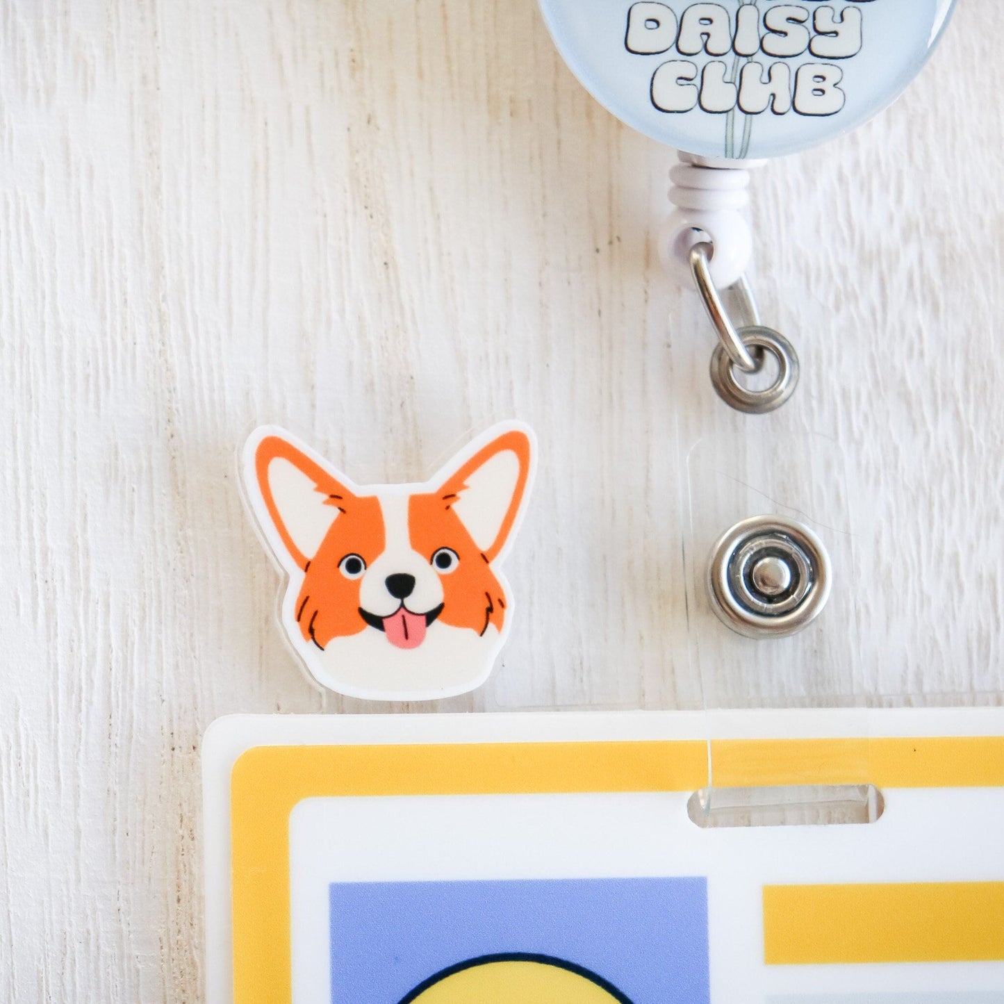 Badge Topper - Corgi Dog - Acclaim Status Co Acclaim Status Co