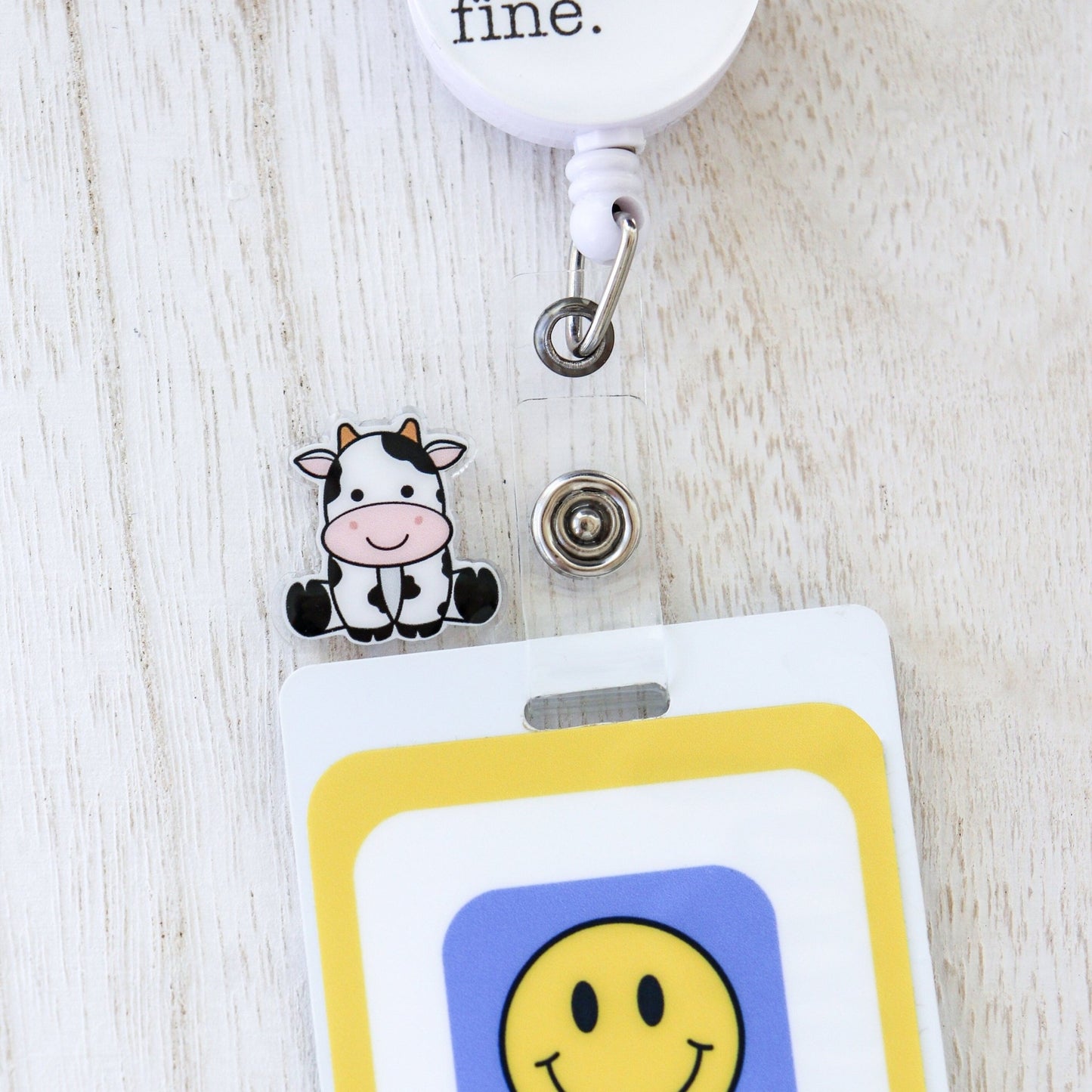 Badge Topper - Cow - Acclaim Status Co Acclaim Status Co Horizontal Badge