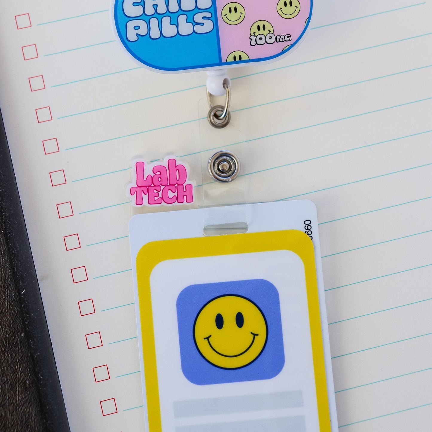 Badge Topper - Lab Tech - Acclaim Status Co Acclaim Status Co Horizontal BadgePink