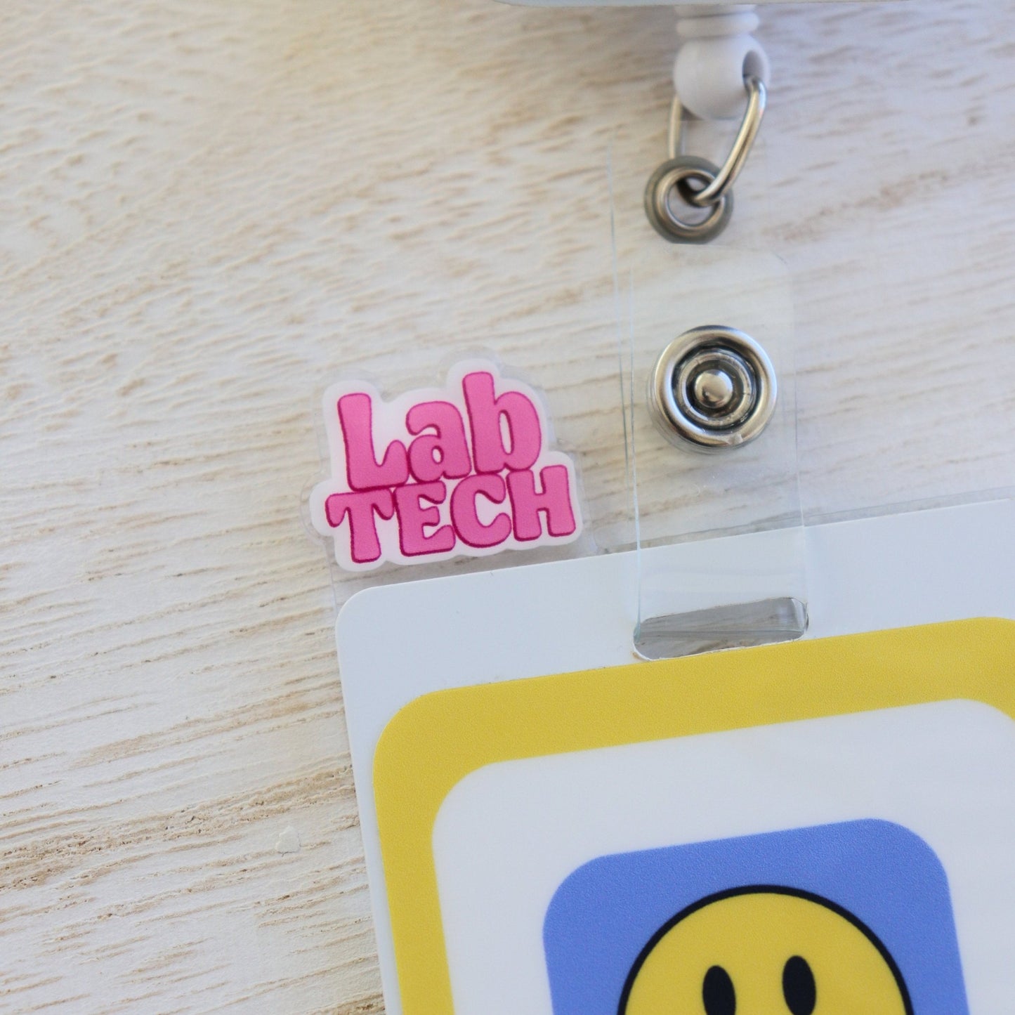 Badge Topper - Lab Tech - Acclaim Status Co Acclaim Status Co Horizontal BadgePink