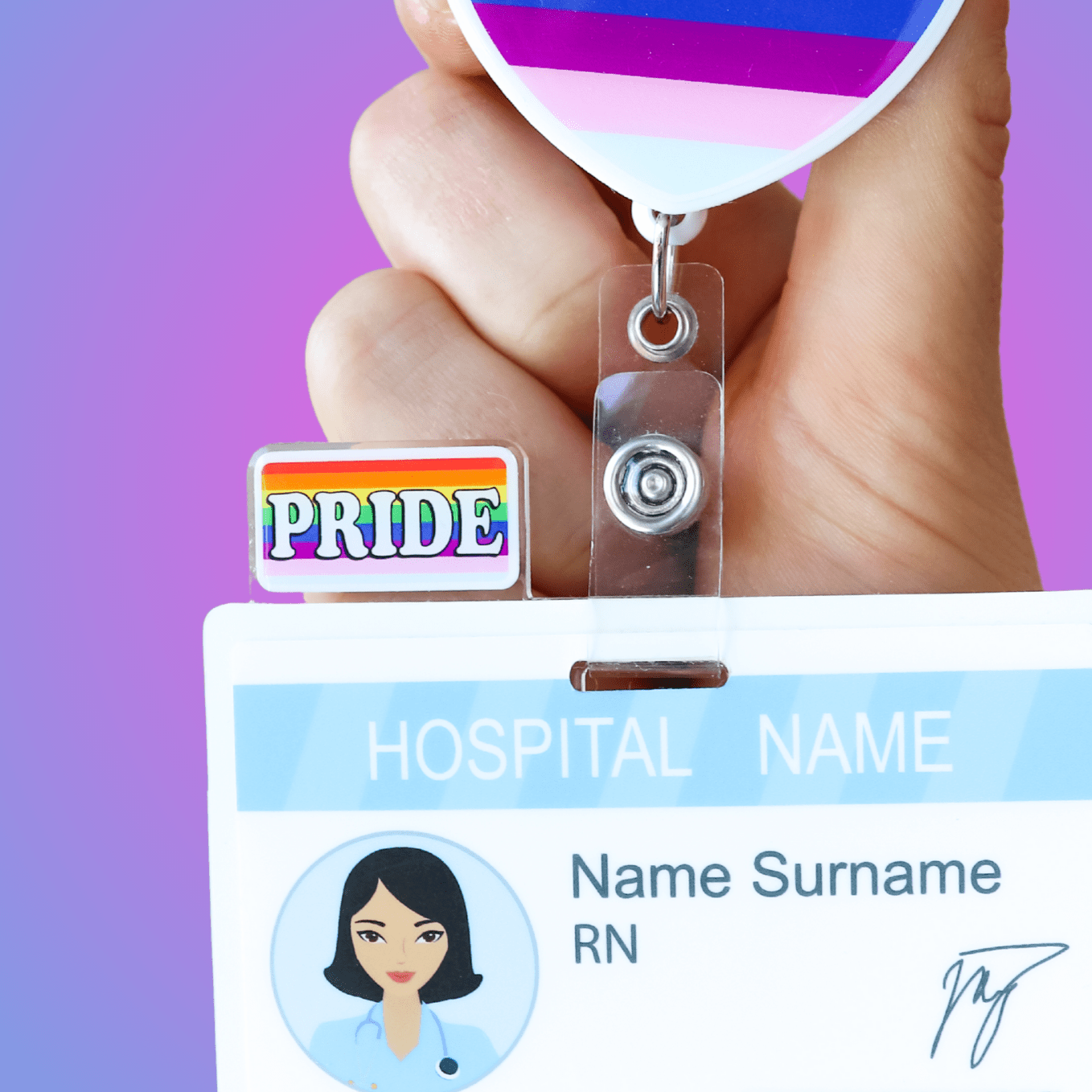 Badge Topper - Pride Flag - Acclaim Status CoAcclaim Status CoHorizontal Badge