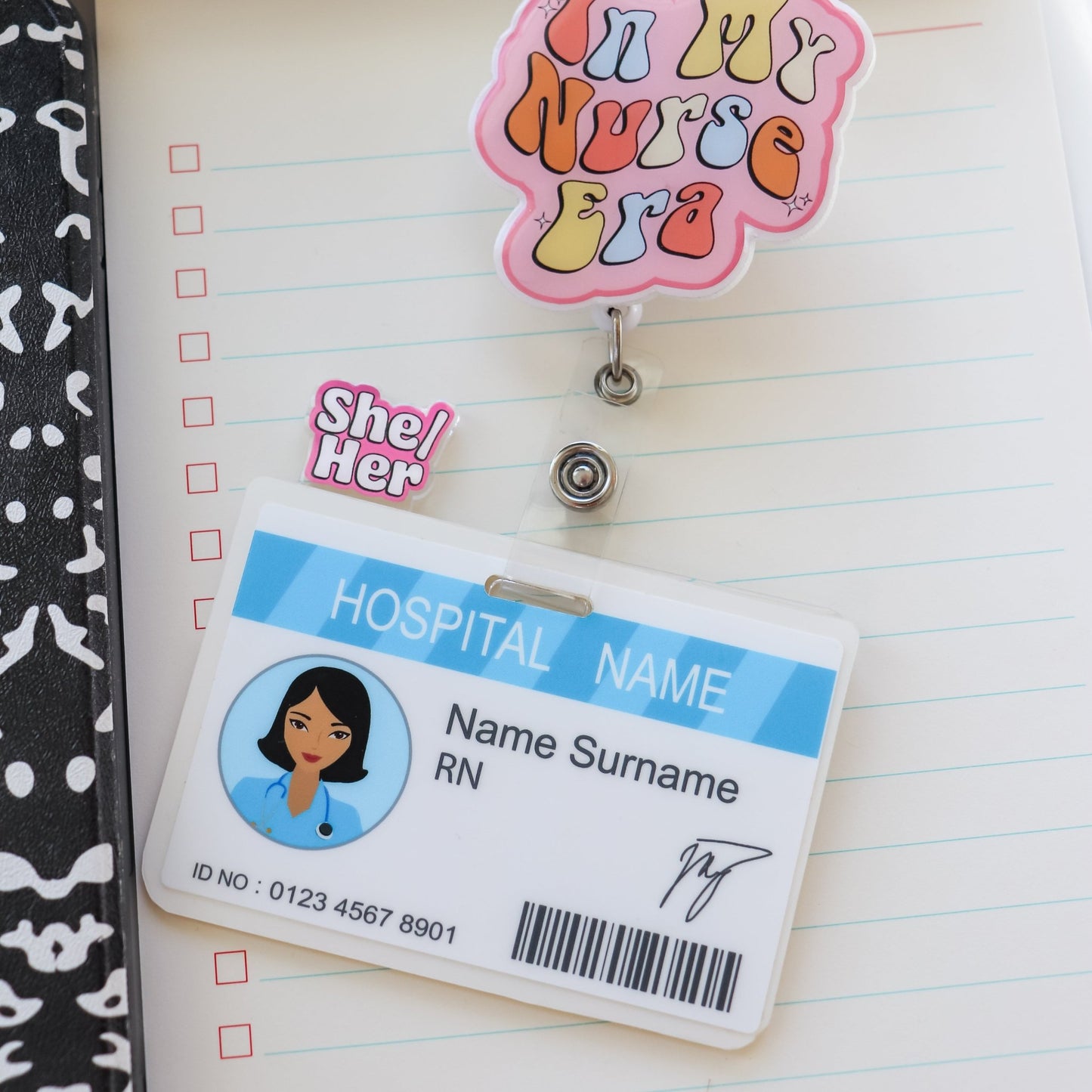Badge Topper - Pronouns - Acclaim Status CoAcclaim Status CoHe/Him - BlueHorizontal Badge