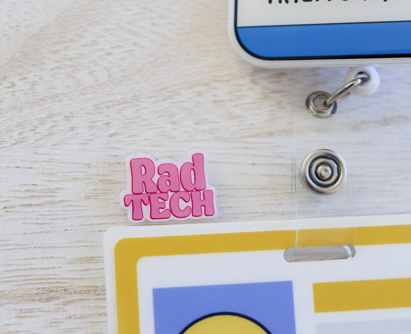 Badge Topper - Rad Tech - Acclaim Status Co Acclaim Status Co Horizontal BadgePink