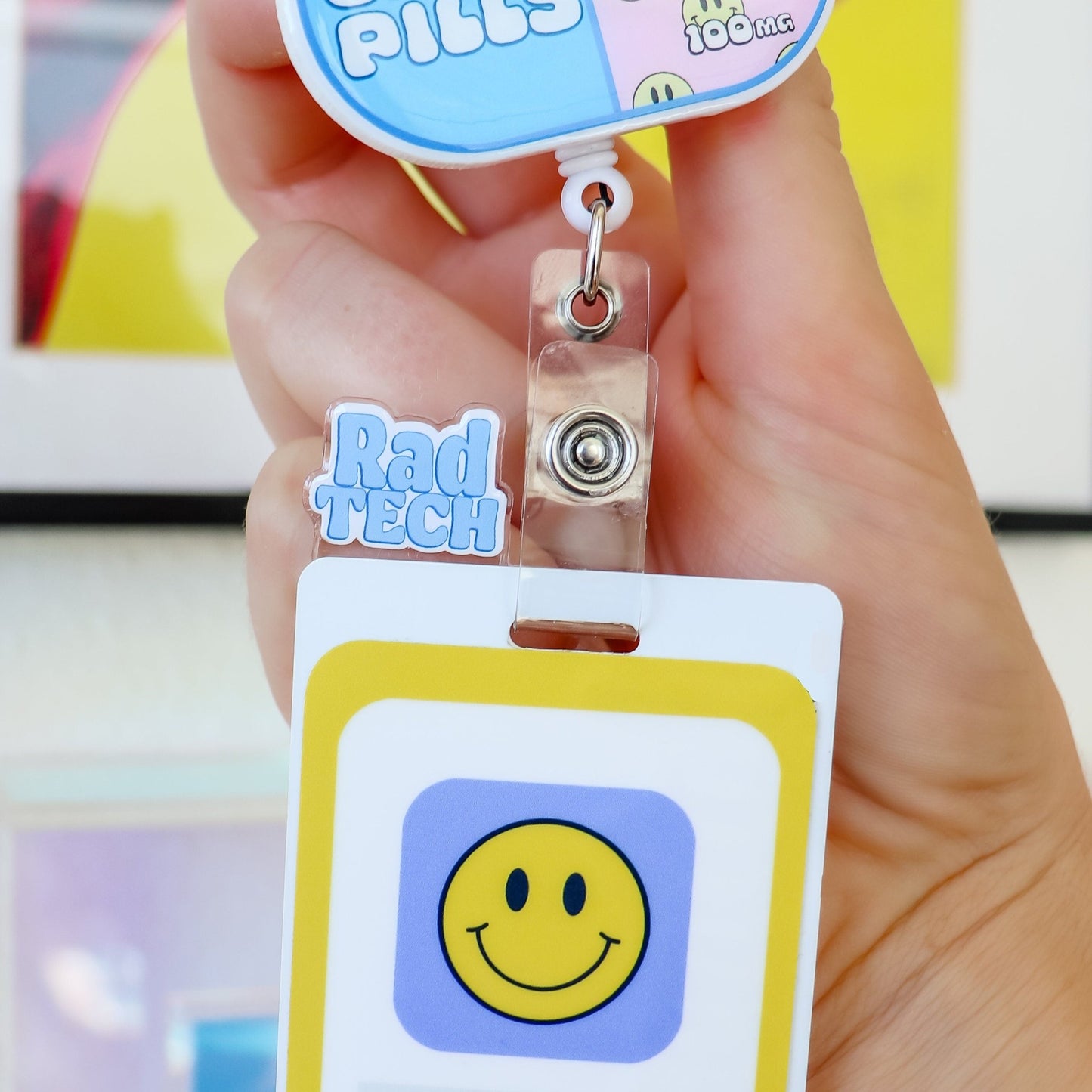 Badge Topper - Rad Tech - Acclaim Status Co Acclaim Status Co Horizontal BadgePink