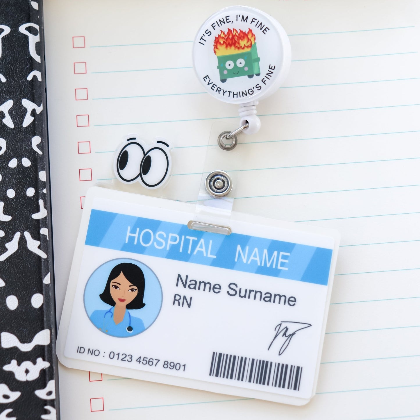 Badge Topper - Side Eye - Acclaim Status CoAcclaim Status CoHorizontal Badge