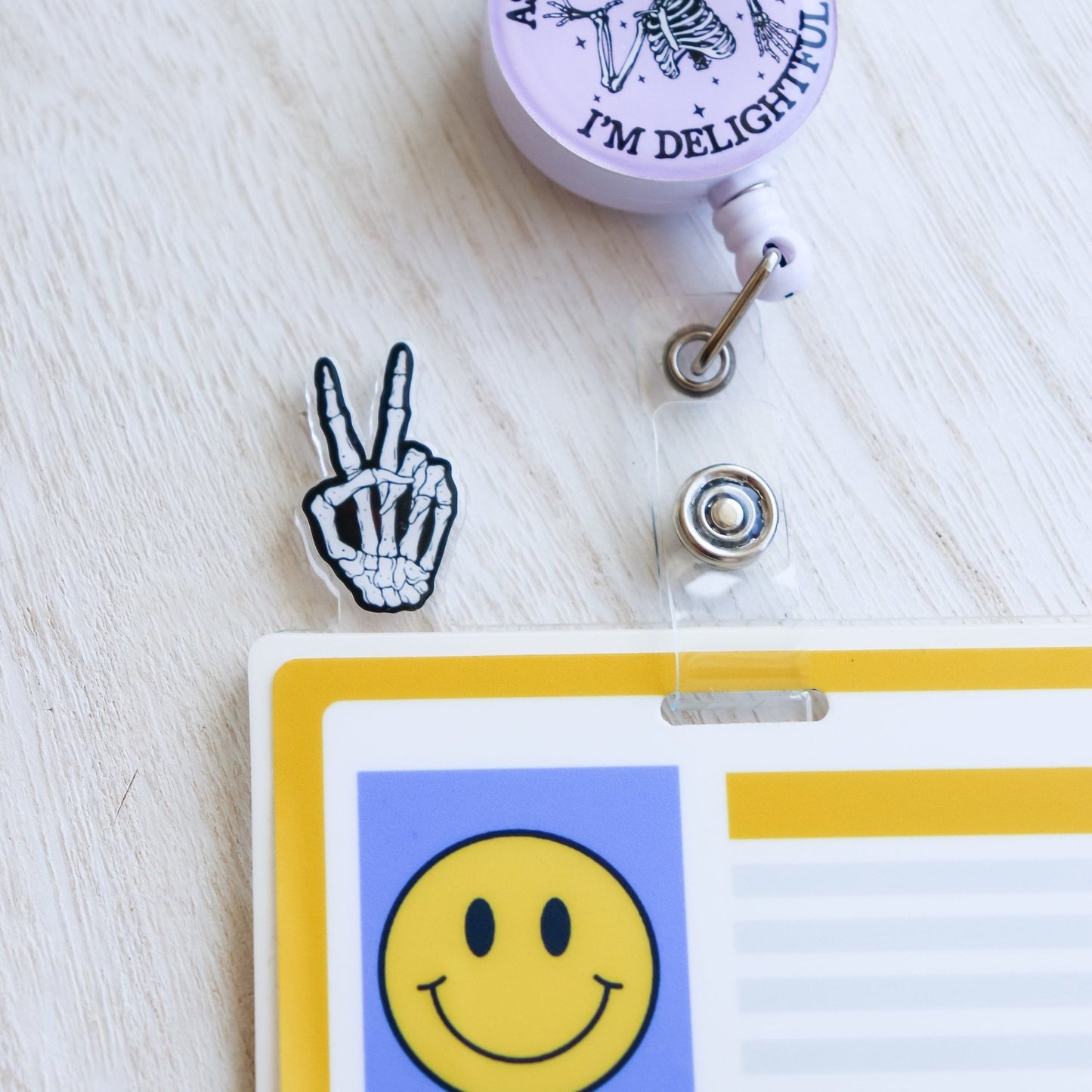 Badge Topper - Skeleton Hand - Acclaim Status CoAcclaim Status CoHorizontal Badge
