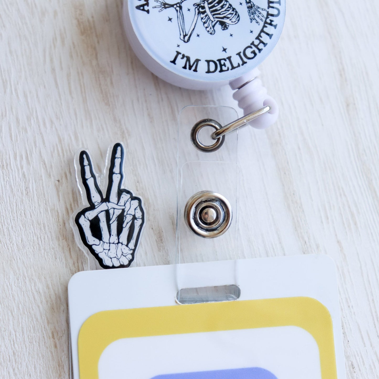 Badge Topper - Skeleton Hand - Acclaim Status CoAcclaim Status CoHorizontal Badge