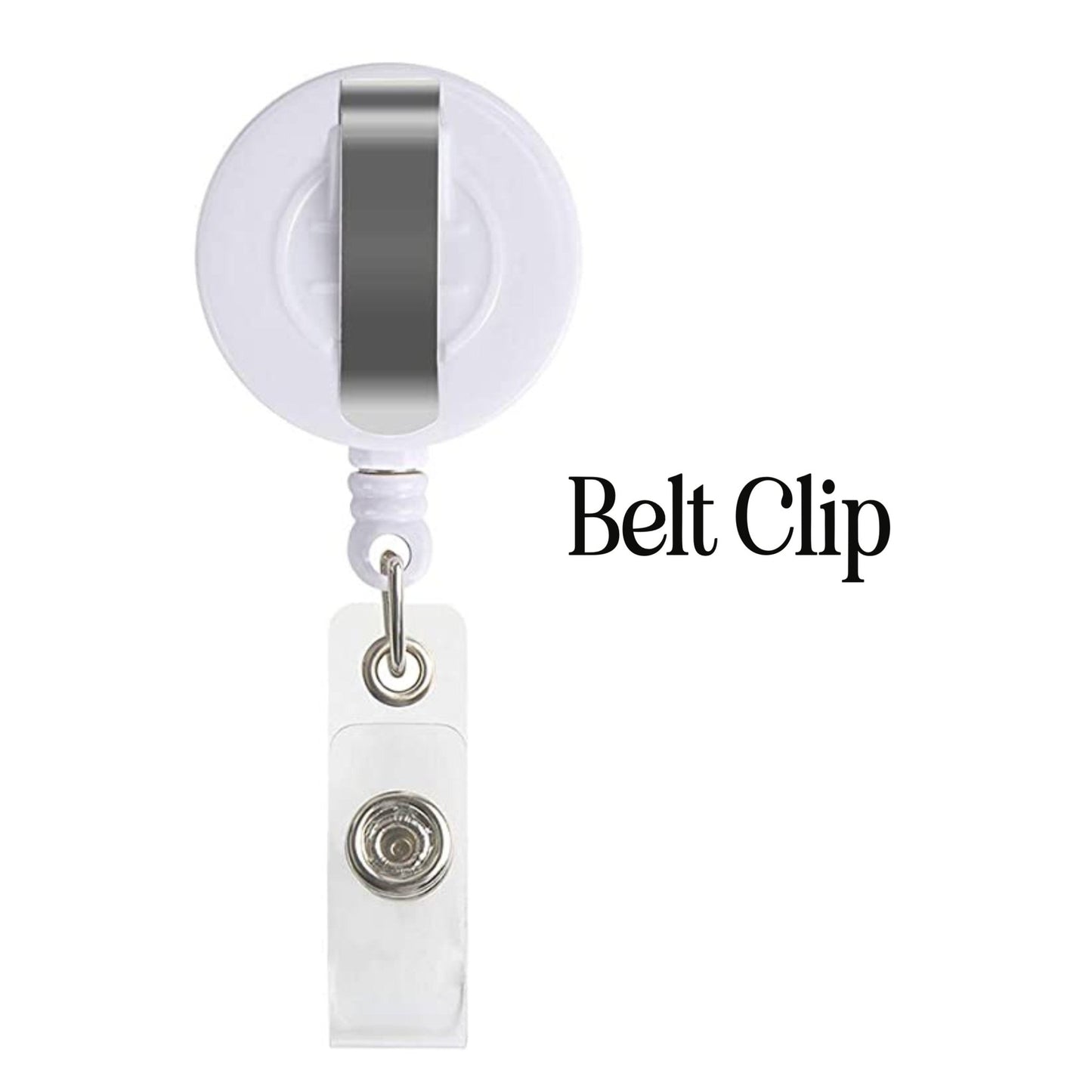 Funny Badge Reel - Wilted Daisy Club Nurse ER Sarcastic ID Retractable Name Tag - Acclaim Status Co Acclaim Status Co Belt Clip