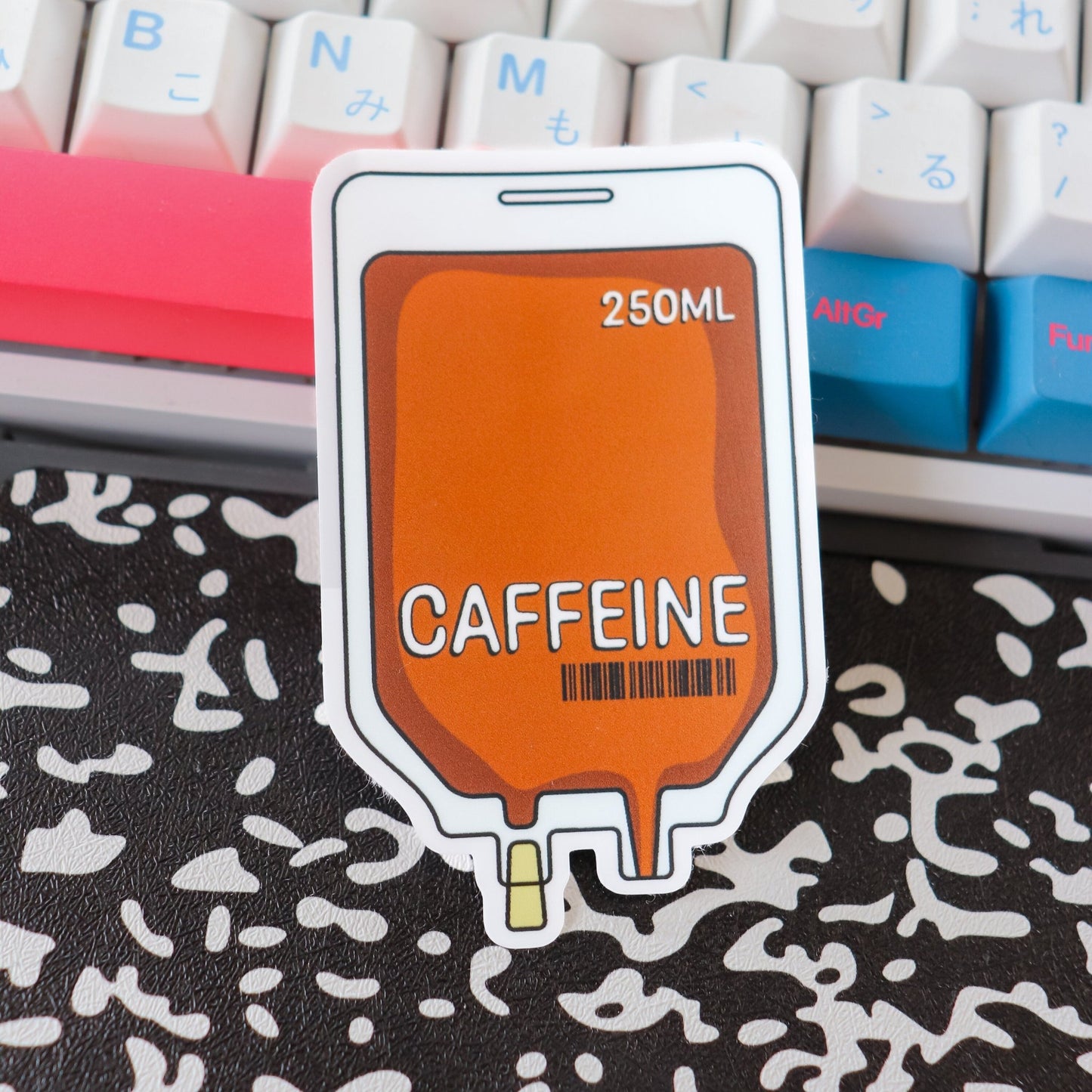 Sticker - Caffeine IV Bag - Acclaim Status Co Acclaim Status Co