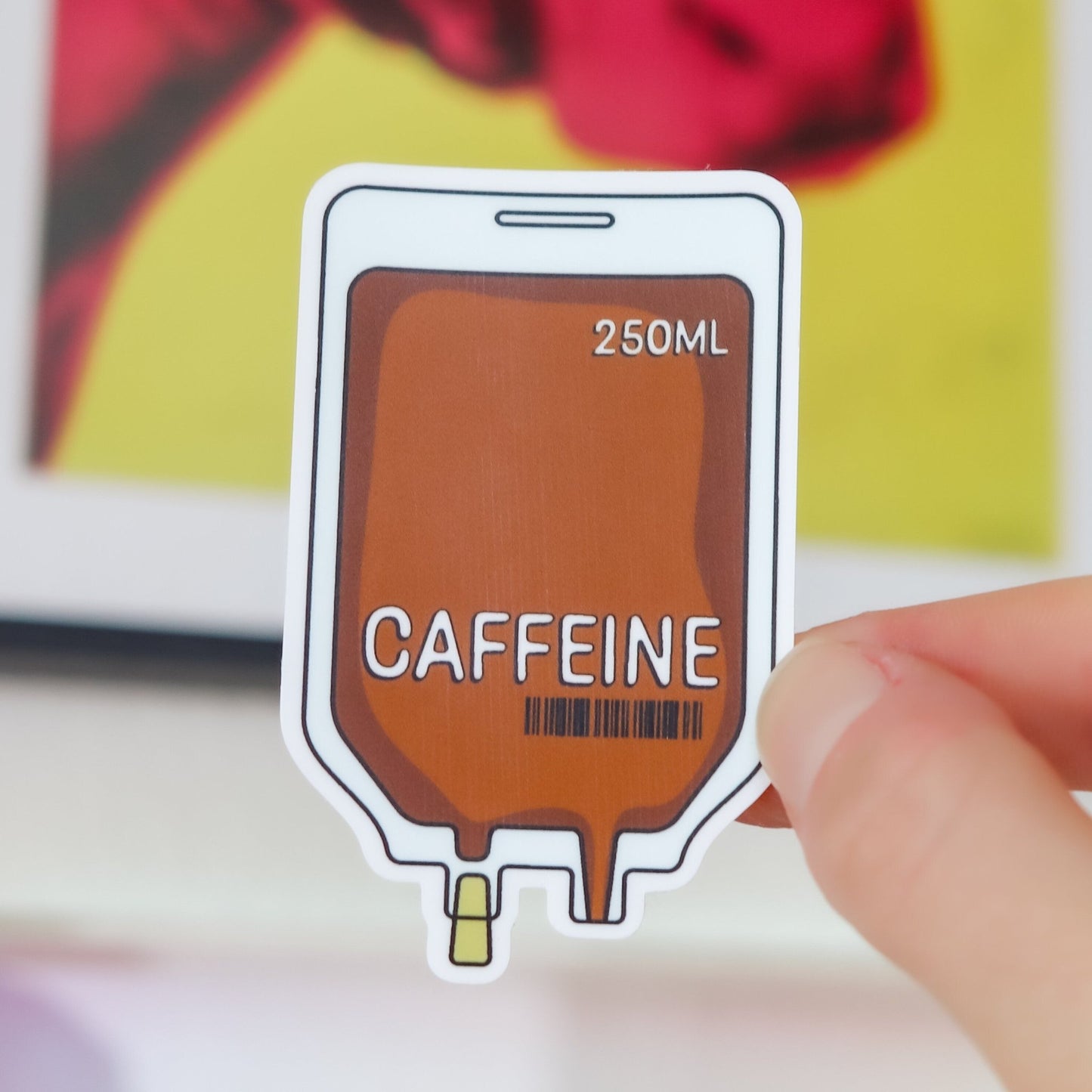 Sticker - Caffeine IV Bag - Acclaim Status Co Acclaim Status Co