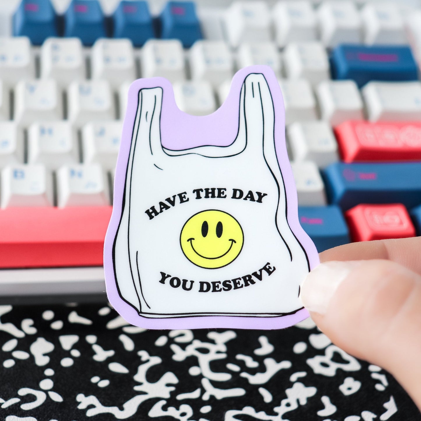 Sticker - Have the Day You Deserve - Acclaim Status Co Acclaim Status Co Purple