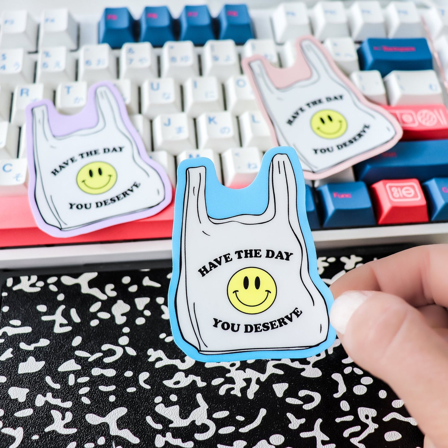 Sticker - Have the Day You Deserve - Acclaim Status Co Acclaim Status Co Blue