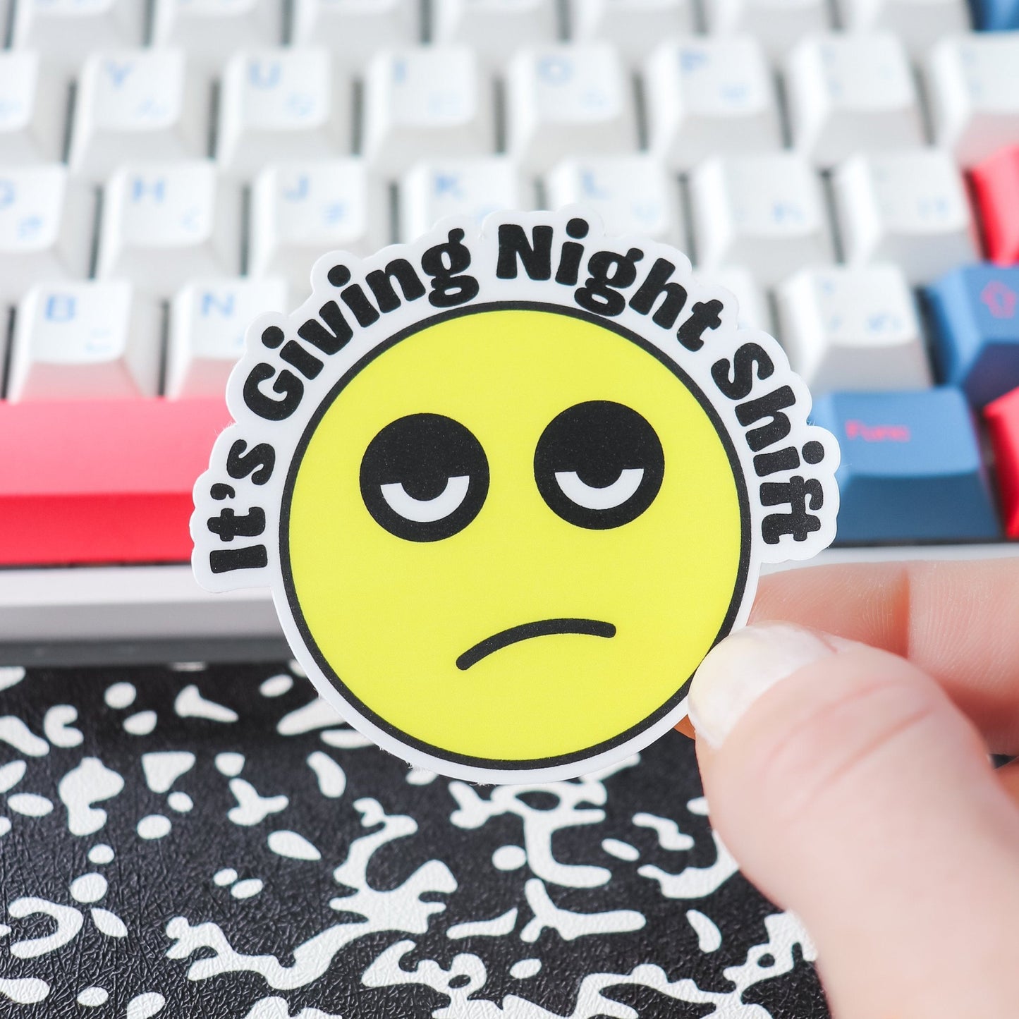 Sticker - It's Giving Night Shift - Acclaim Status Co Acclaim Status Co