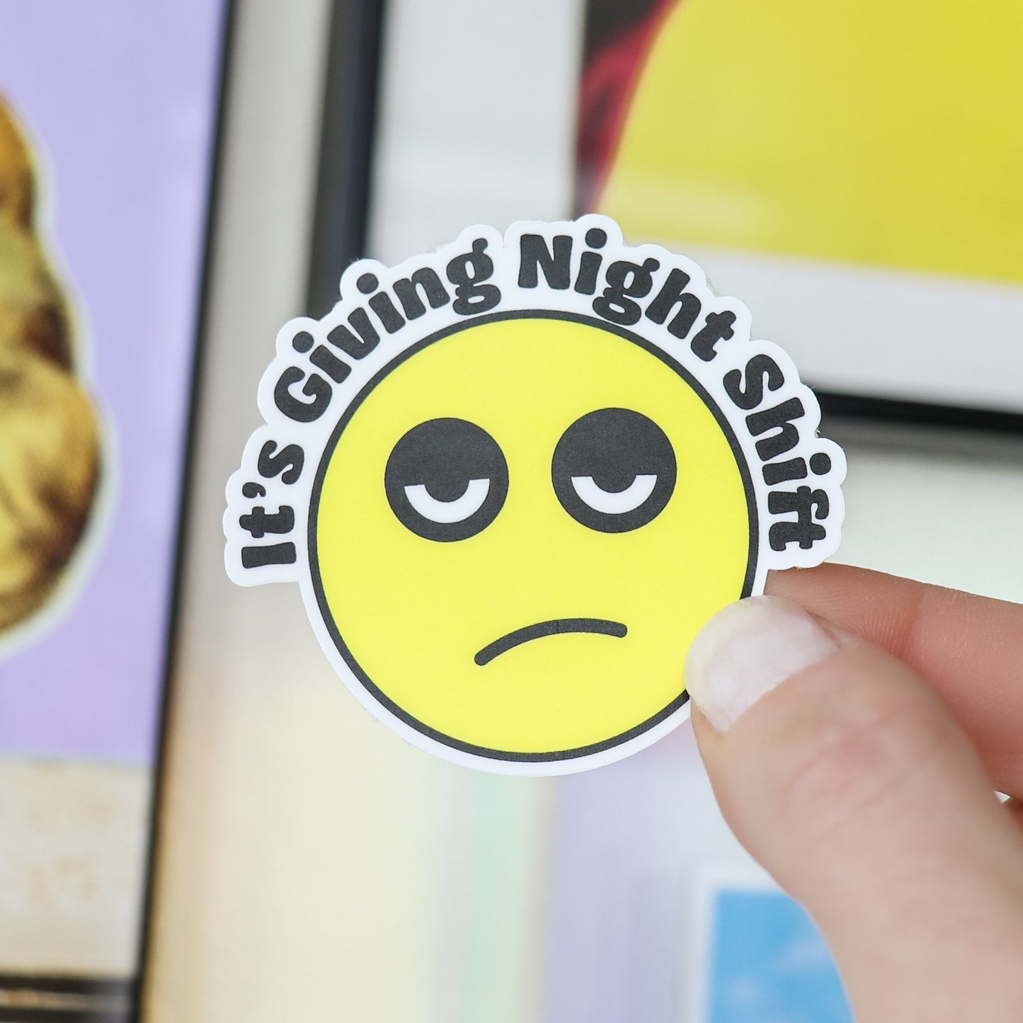 Sticker - It's Giving Night Shift - Acclaim Status Co Acclaim Status Co