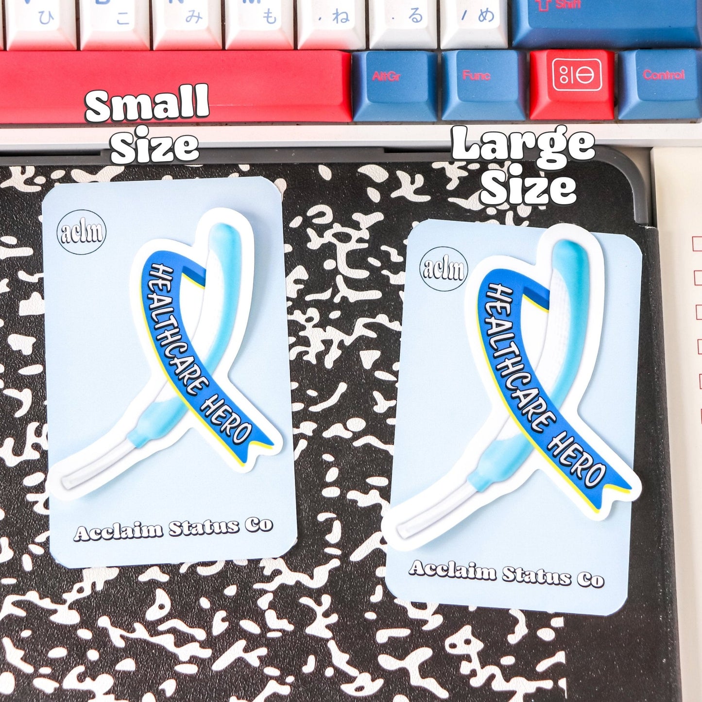 Sticker - Purewick Healthcare Hero - Acclaim Status Co Acclaim Status Co Large 2.5 x 3.9