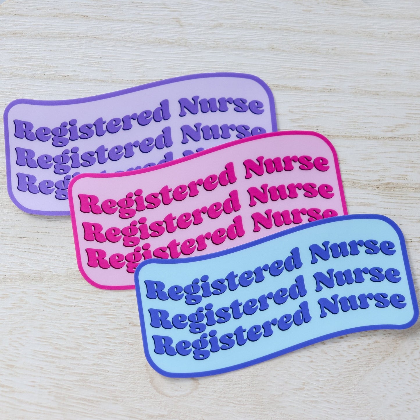 Sticker - Registered Nurse - Acclaim Status Co Acclaim Status Co Purple