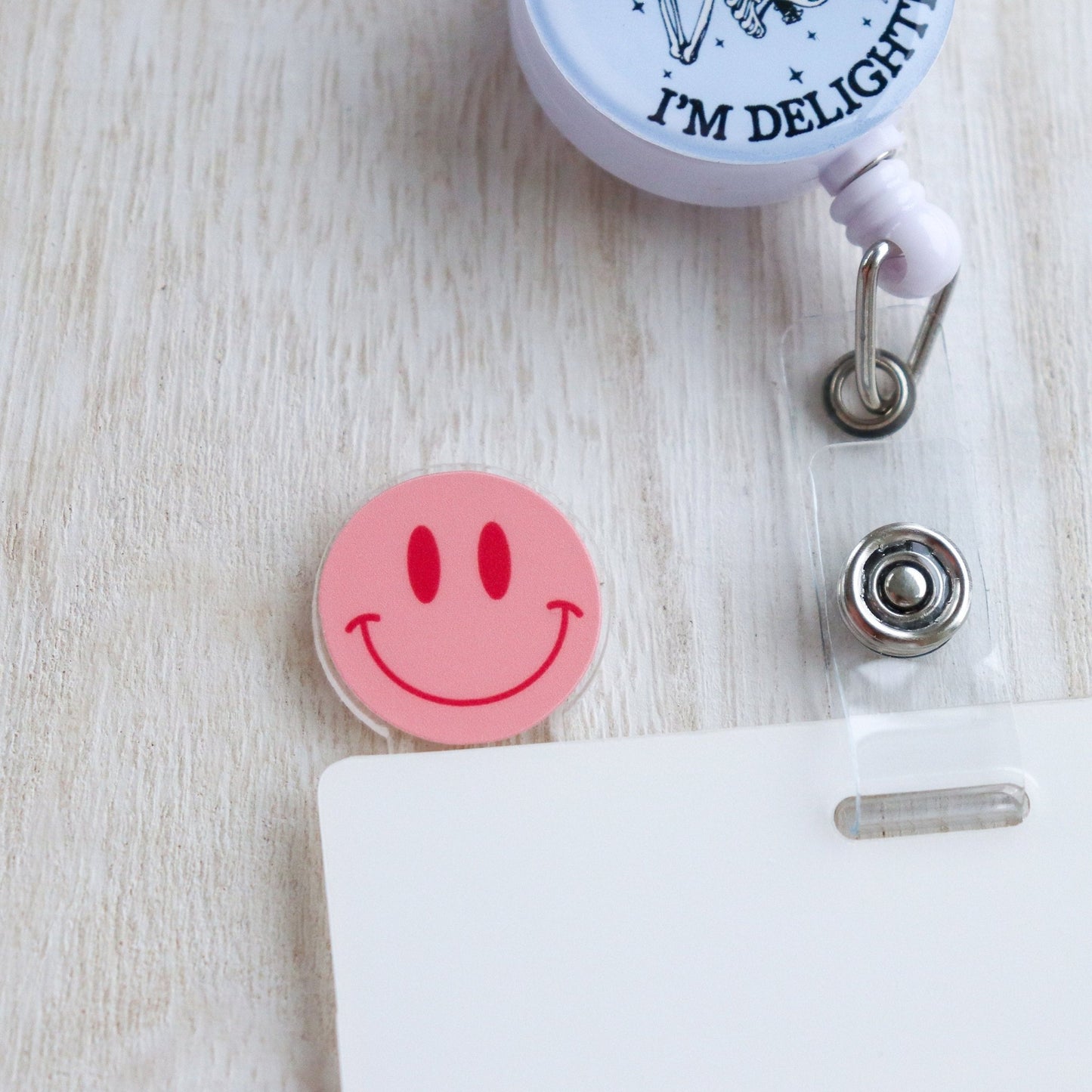 Badge Topper - Smiley Face - Acclaim Status CoAcclaim Status CoBlueHorizontal Badge