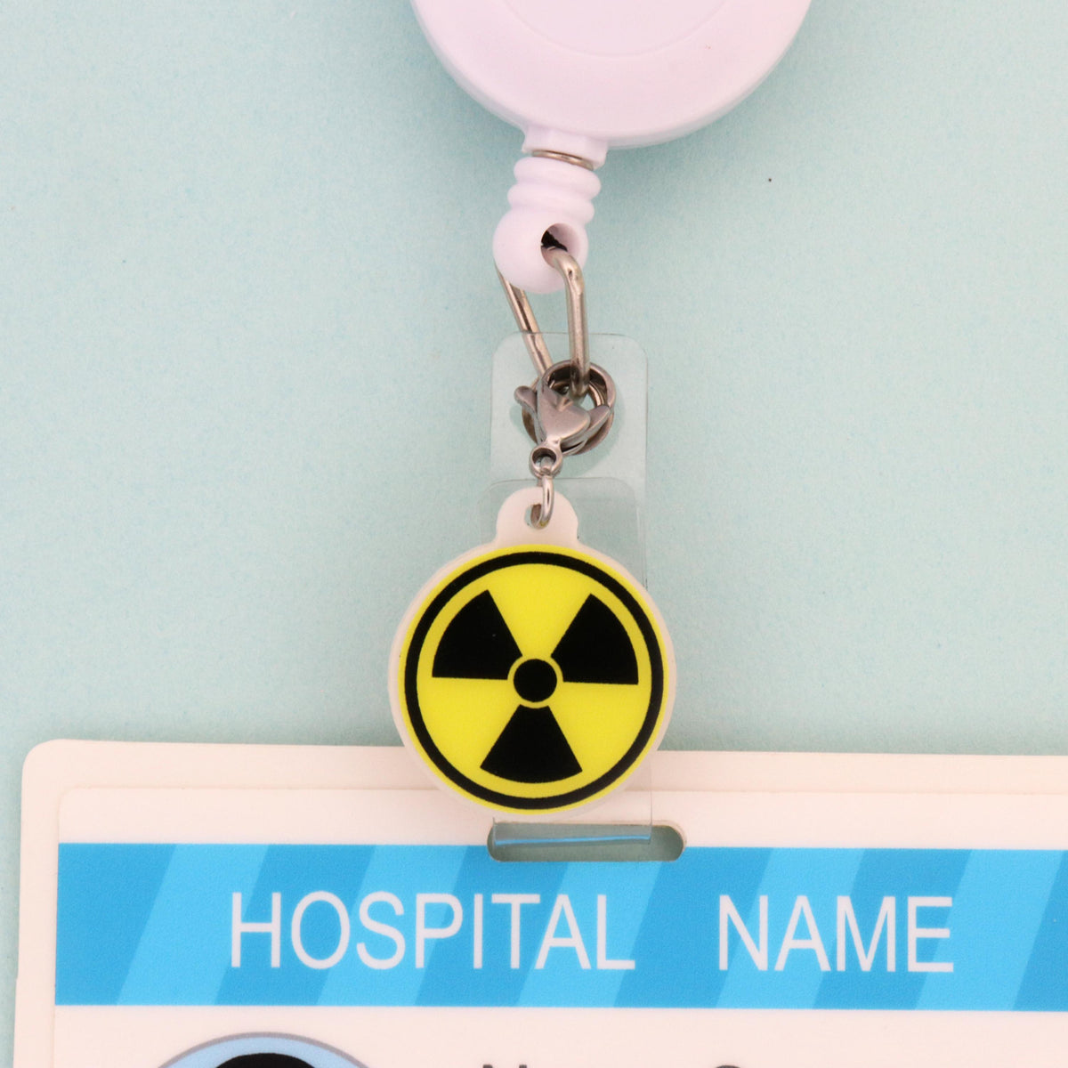 Radiology Badge Reel Charm: Rad Tech Gift