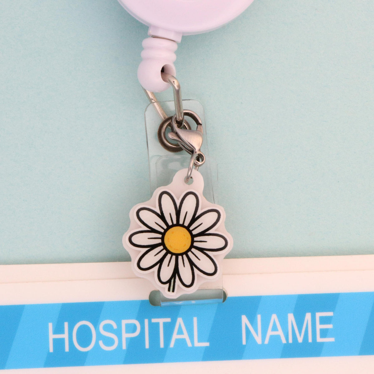 Daisy Badge Charm