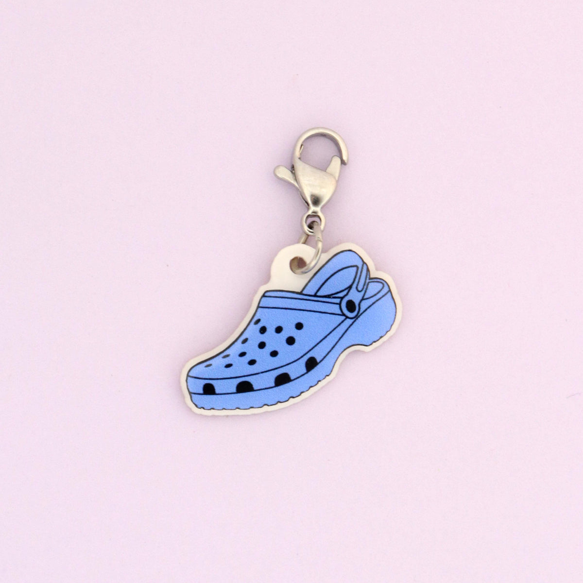 Nurse Badge Reel Dangle Charms - Pastel Scrub Top & Crocs