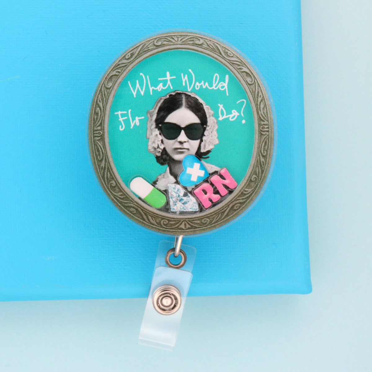 Florence Nightingale Shaker Badge Reel