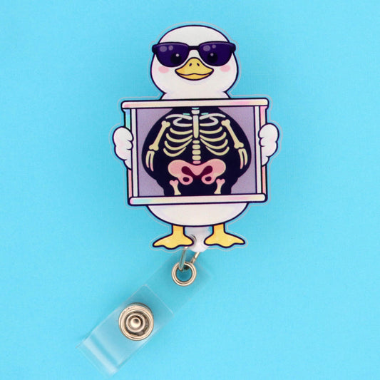 Funny Rad Tech Badge Reel: Xray Goose