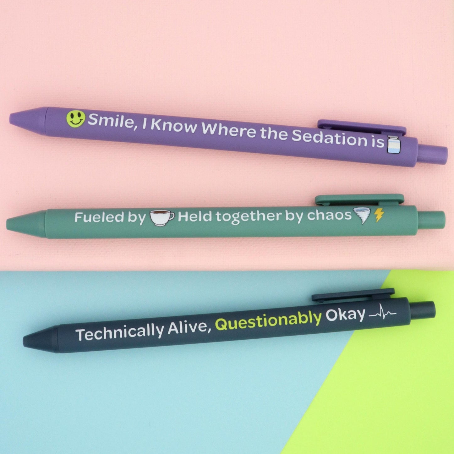 Sarcastic Nurse Pen Set