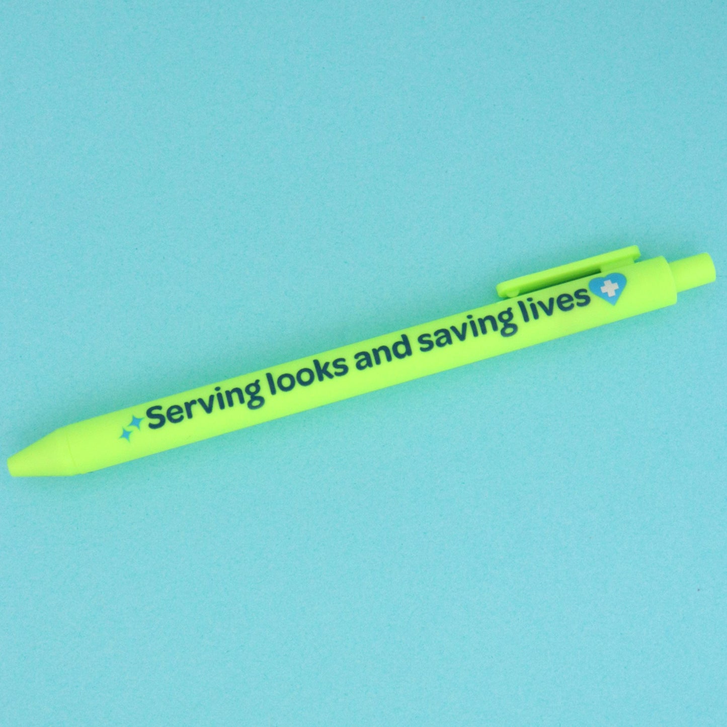 Nurse Pens 3 Pack | Just a Girl, Black Ink, Retractable Grip