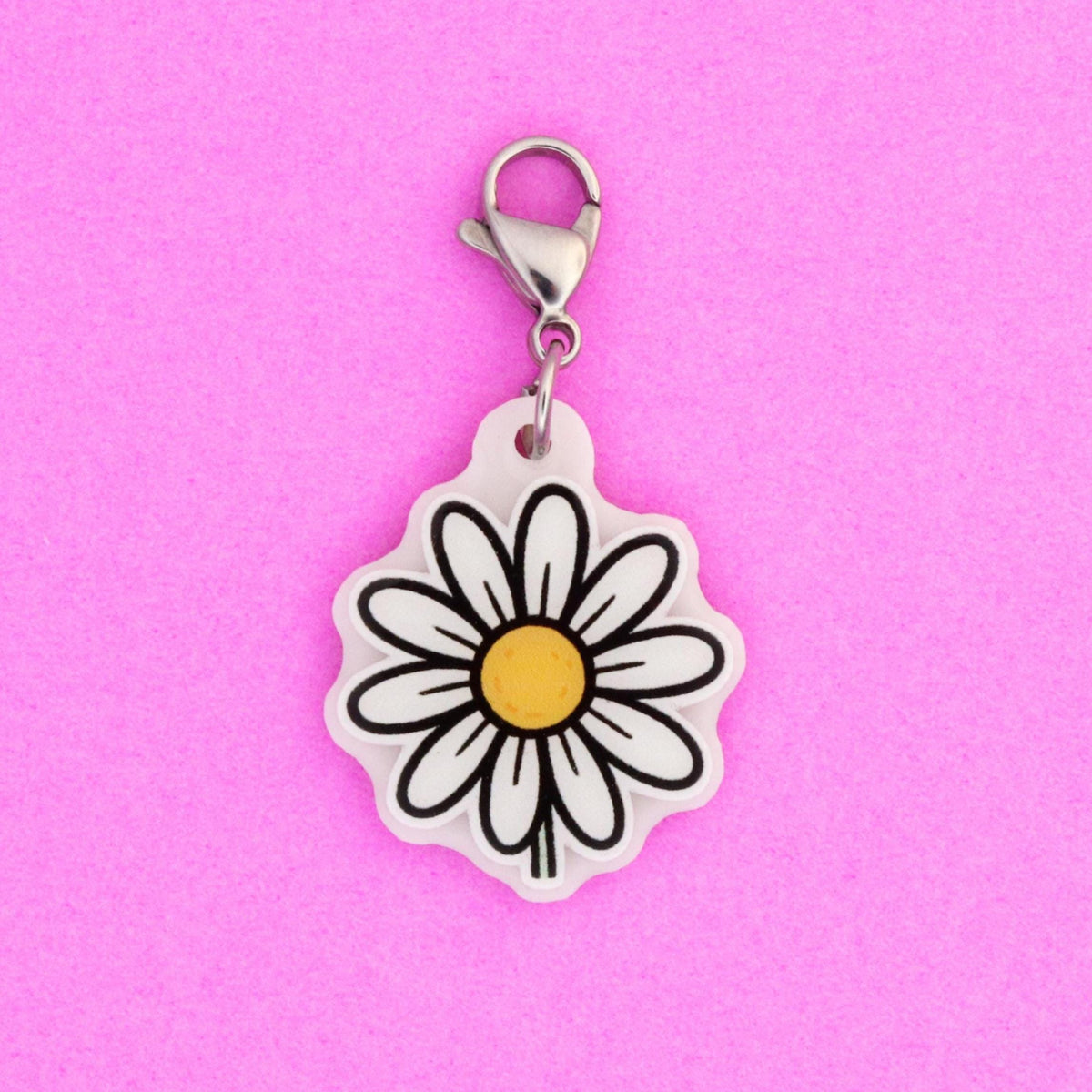 Daisy Badge Charm