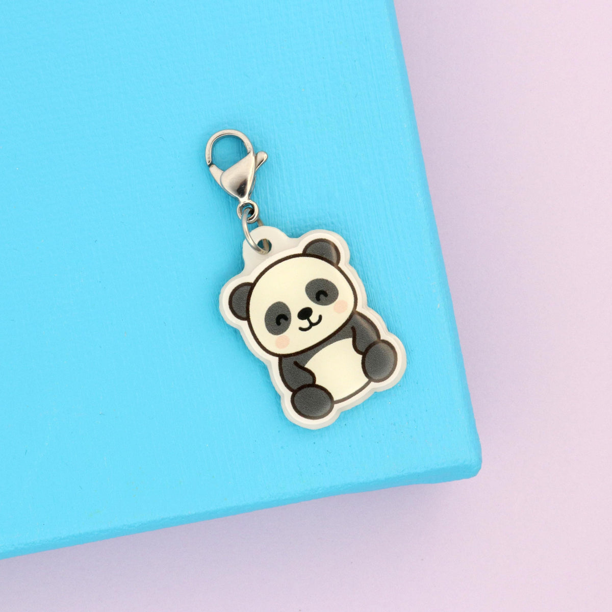 Kawaii Panda Badge Charm