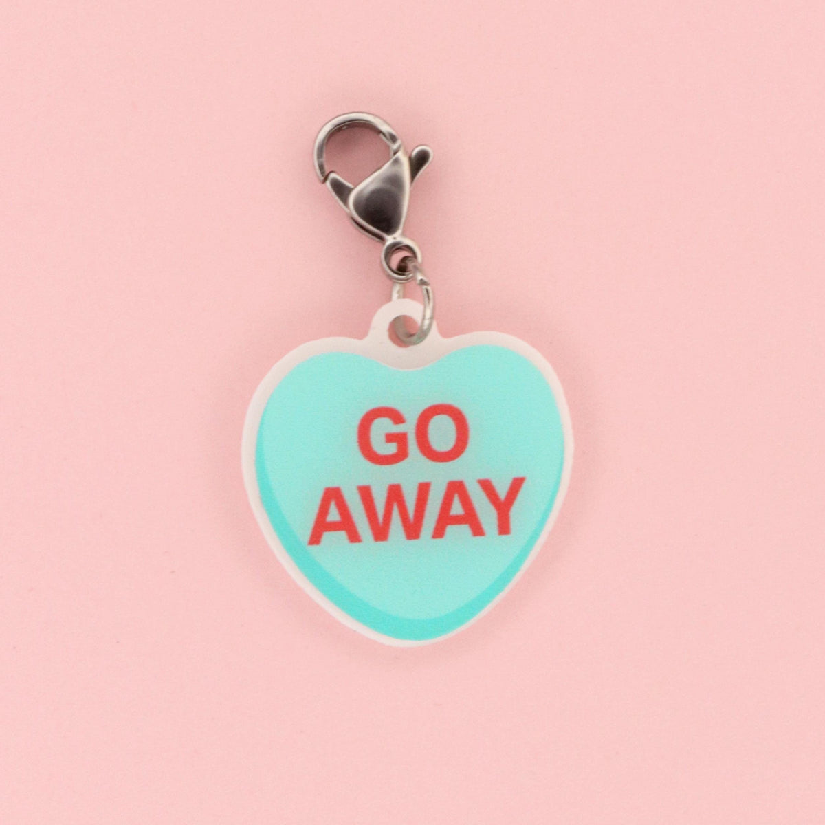 Valentine Badge Reel Charm | Candy Heart Clip On Charm | Nurse Accessory | Funny Medical Gift