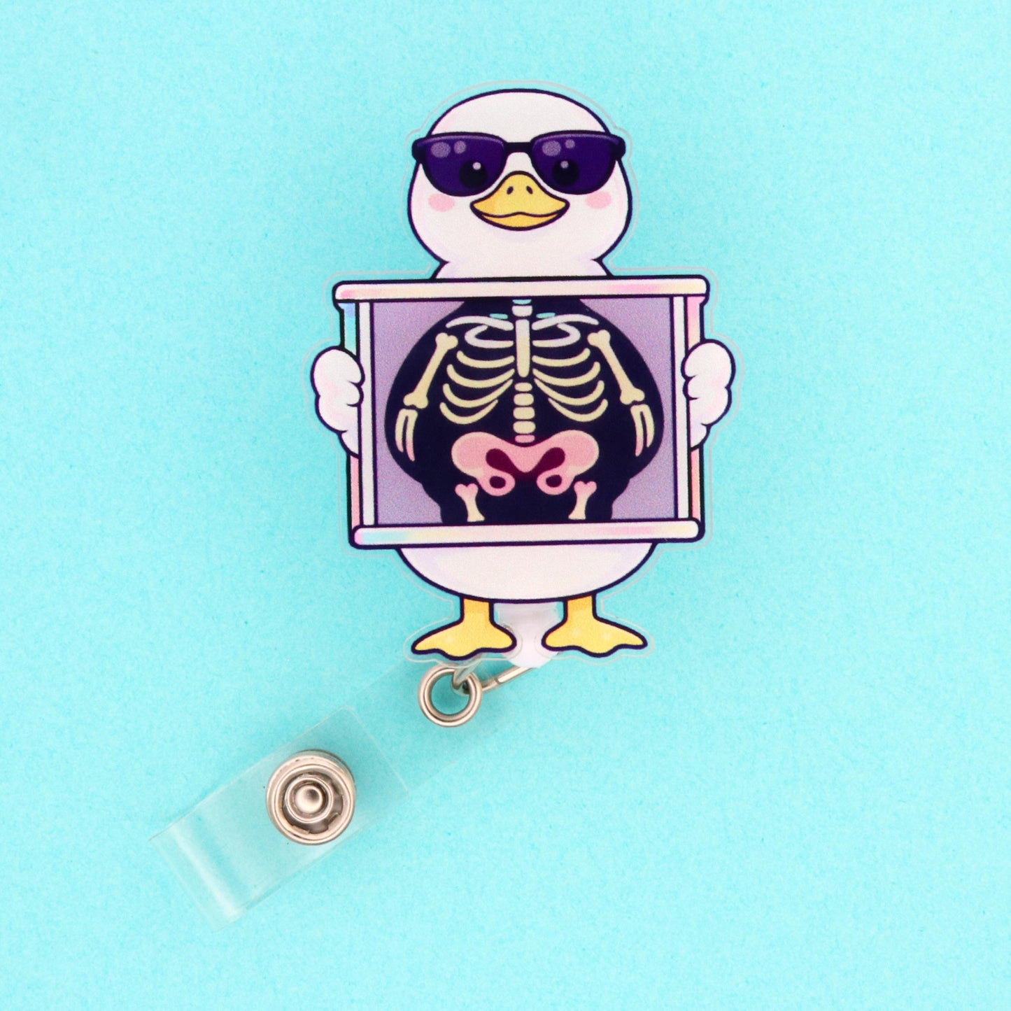 Funny Rad Tech Badge Reel: Xray Goose