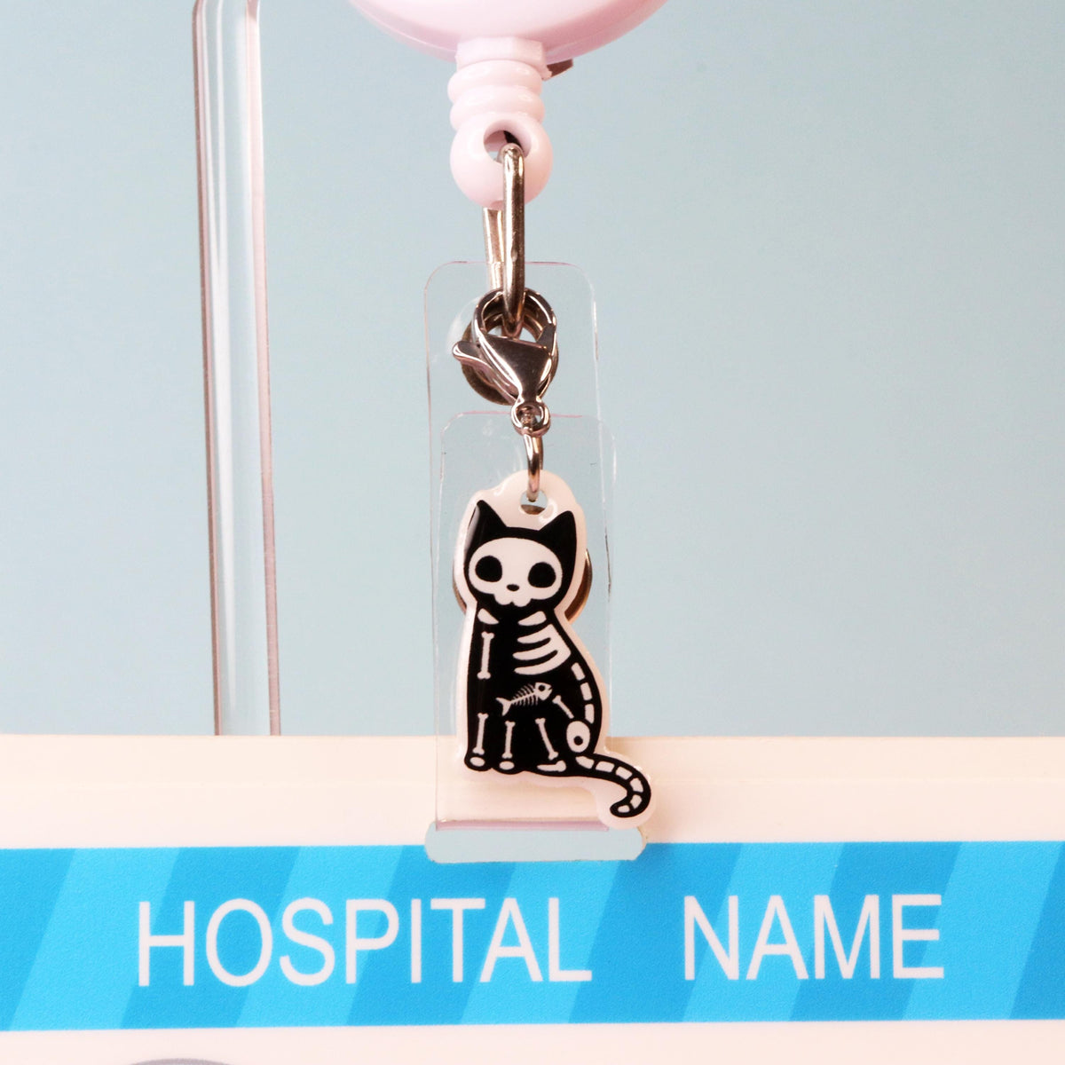 Radiology Badge Reel Charm: Rad Tech Gift