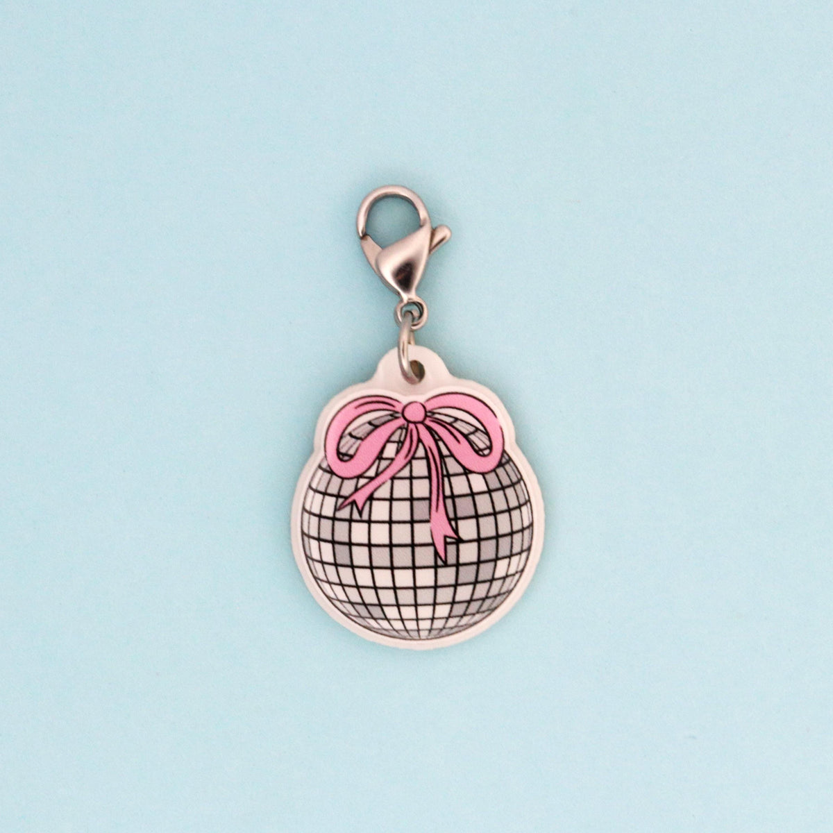 Coquette Disco Ball Nurse Dangle Charm