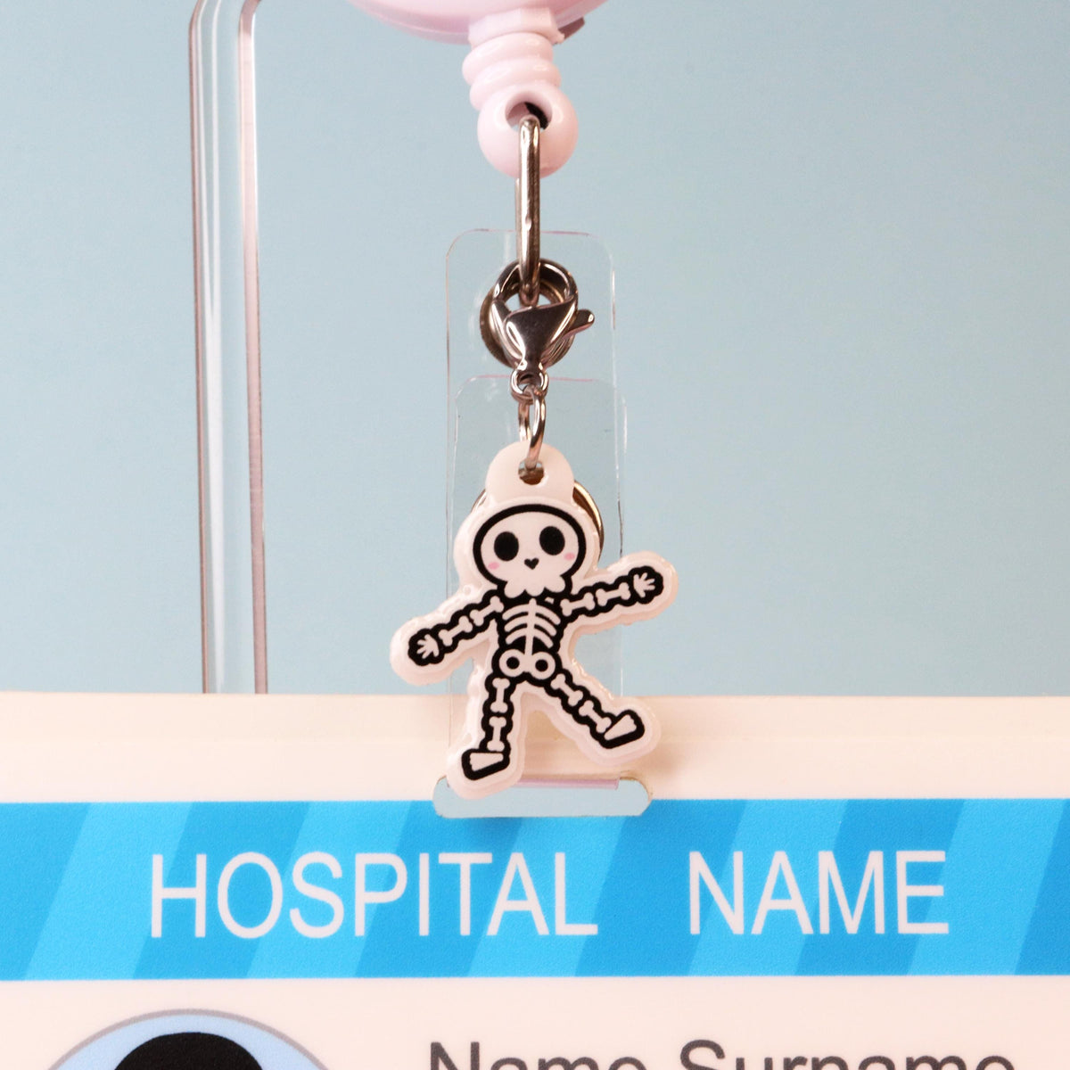 Radiology Badge Reel Charm: Rad Tech Gift