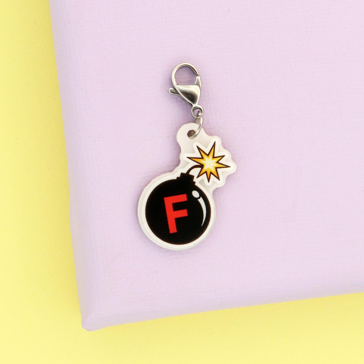 F Bomb Badge Charm, Funny Nurse Gift, Healthcare Worker Humor
