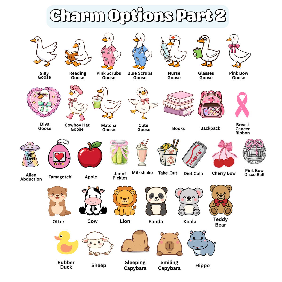 Custom Badge Buddy with Charm