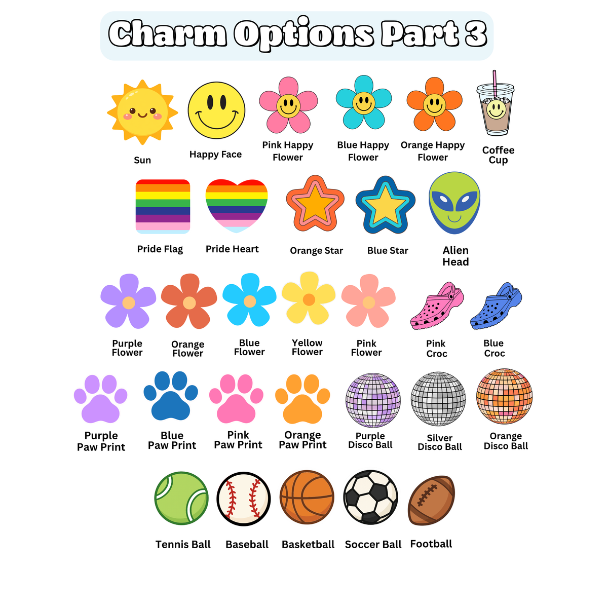 Custom Badge Buddy with Charm