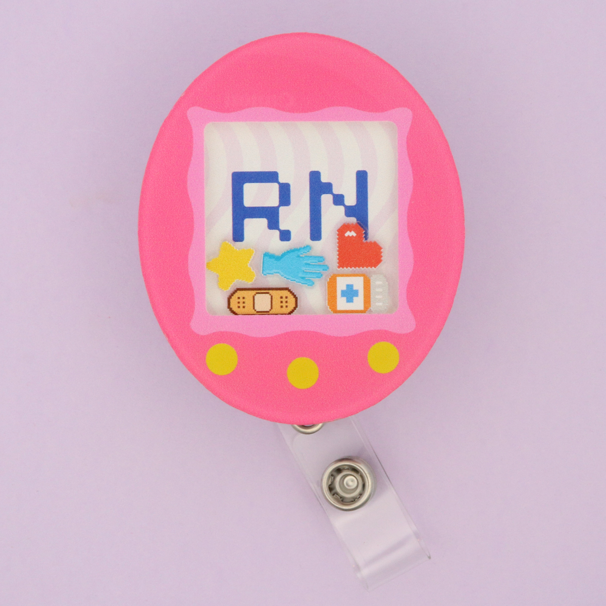 Retro RN Shaker Badge Reel