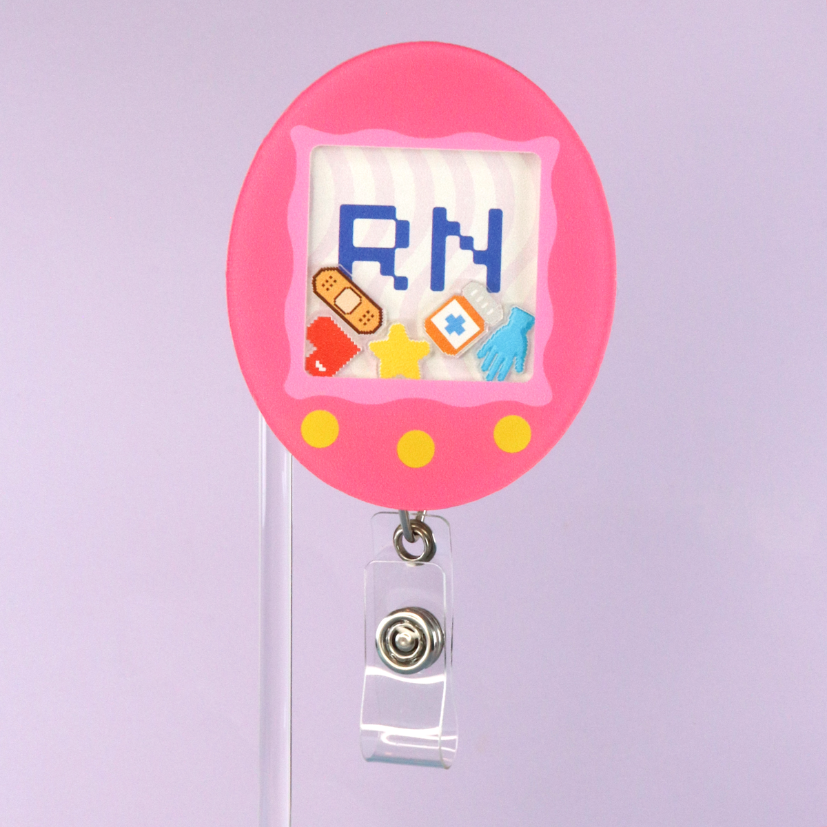 Retro RN Shaker Badge Reel