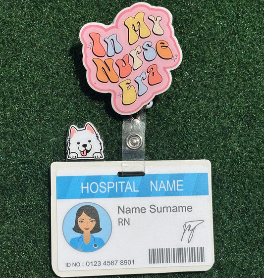 Samoyed Badge Topper | Cute Dog ID Badge Clip Accessory – ACLM Shop