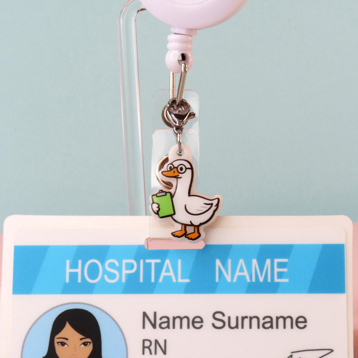 Badge Reel Charms: Silly Goose