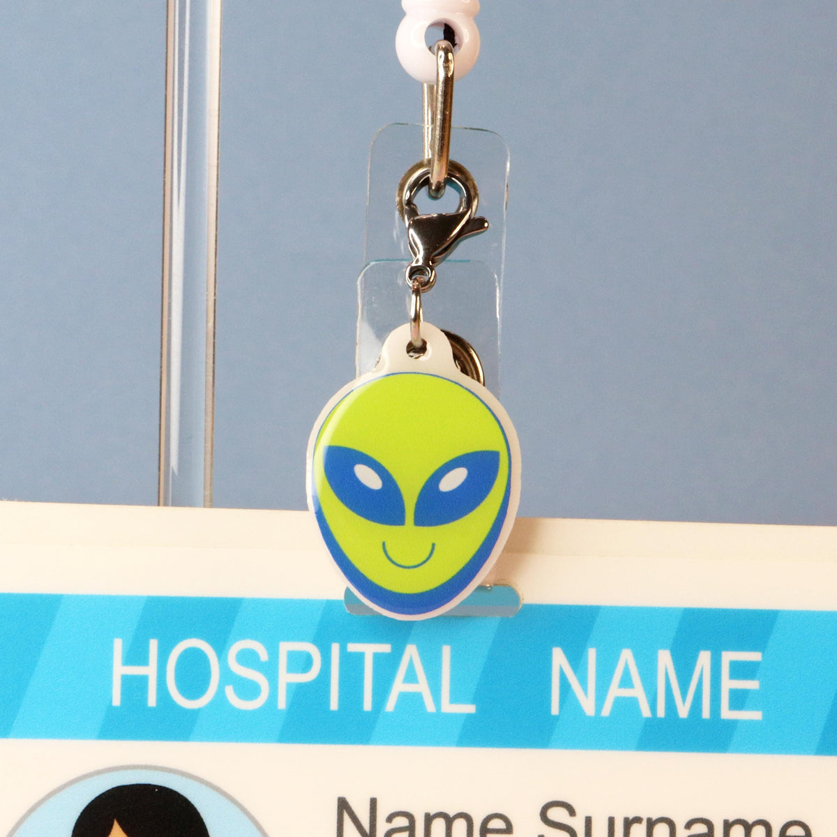 Alien Nurse Dangle Charm