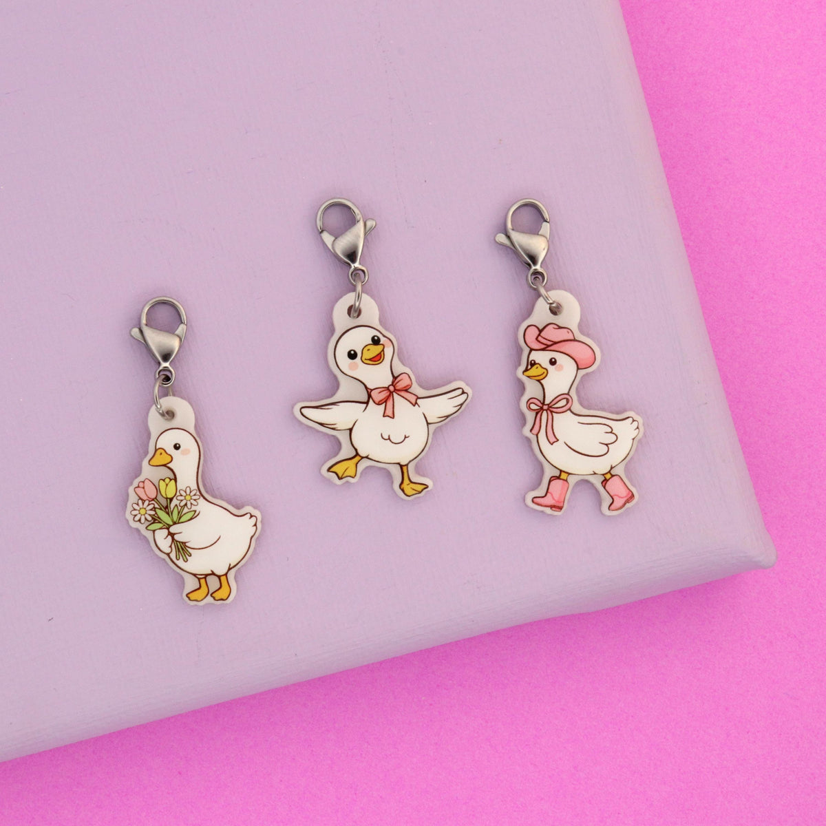 Badge Reel Charms: Silly Goose