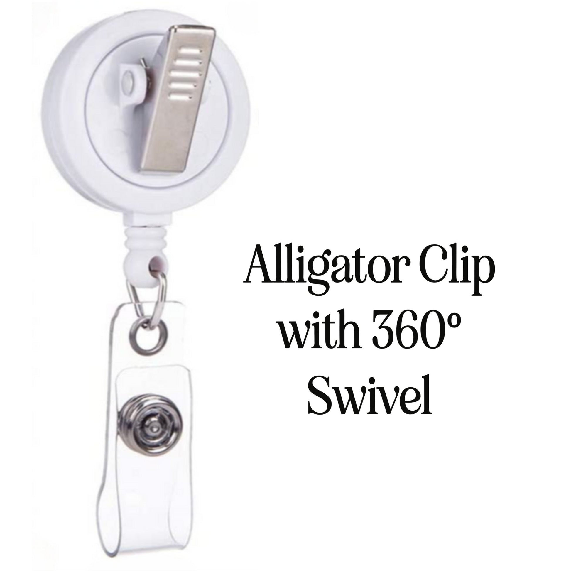 Badge Reel - Cow - Acclaim Status Co Acclaim Status Co Alligator Clip