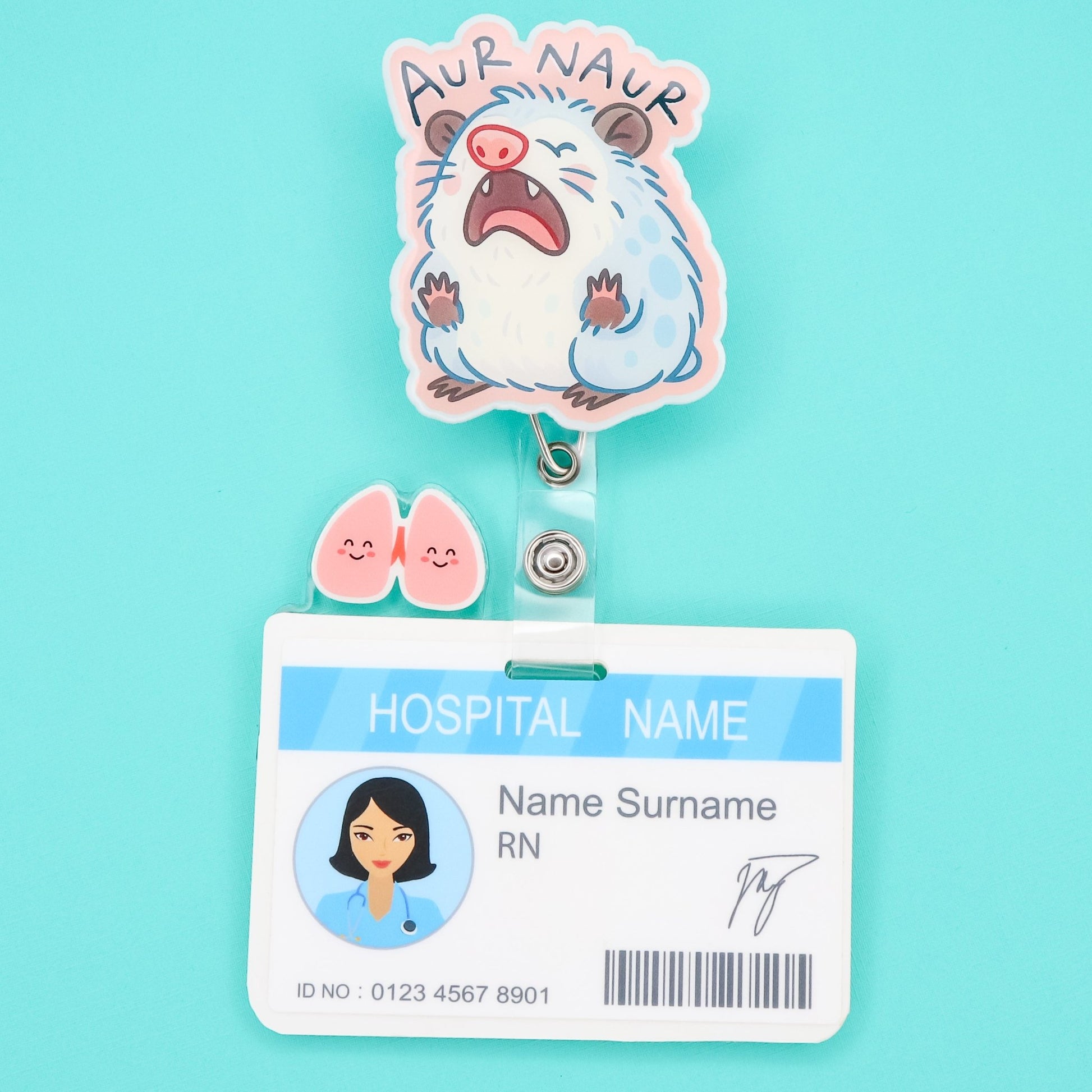 Badge Reel - Possum - Acclaim Status CoAcclaim Status CoAlligator Clip